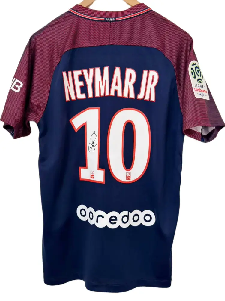 Paris neymar 1718 printed signed football jerseys shirt