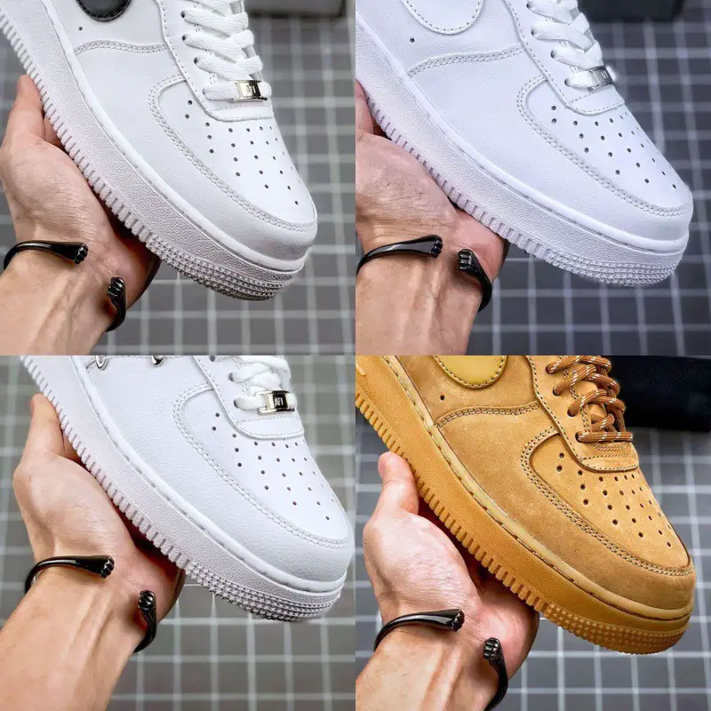 莆田 空军一号 AF1男女板鞋低纯白小白鞋经典休闲舒适百搭36-46