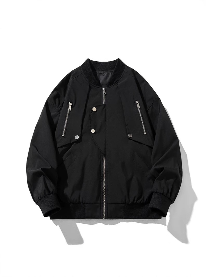 American Flying Jacket Boys Trendy Brand Casual Spring and Autumn Motorcycle Men's Jacket Functional Wind Jacket 2025 Trendy
