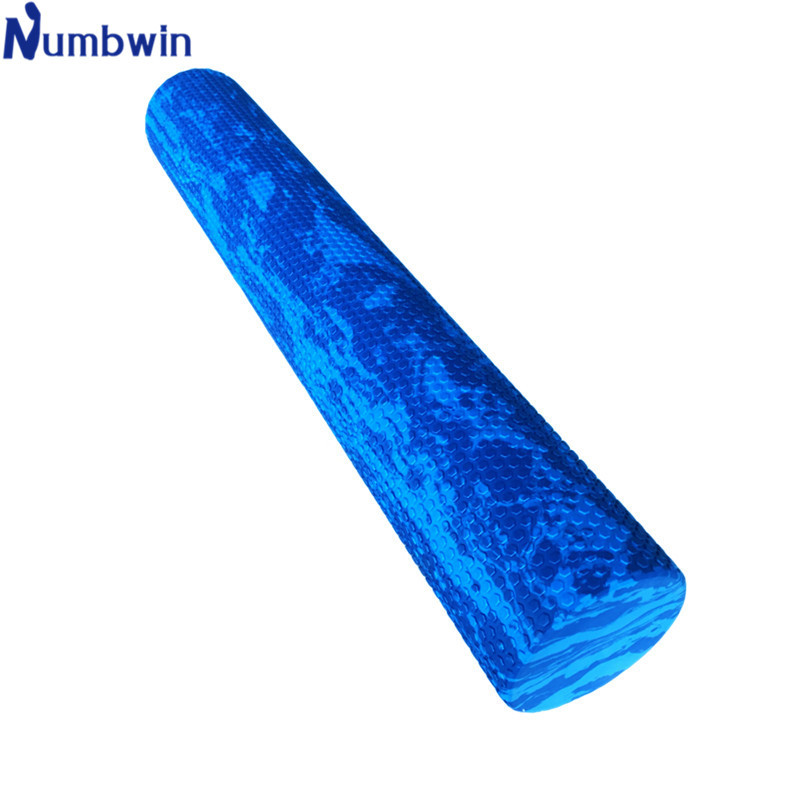 92cm camouflage blue floating point yoga column EVA solid relaxation foam shaft yoga stick softness comfortable massage fitness