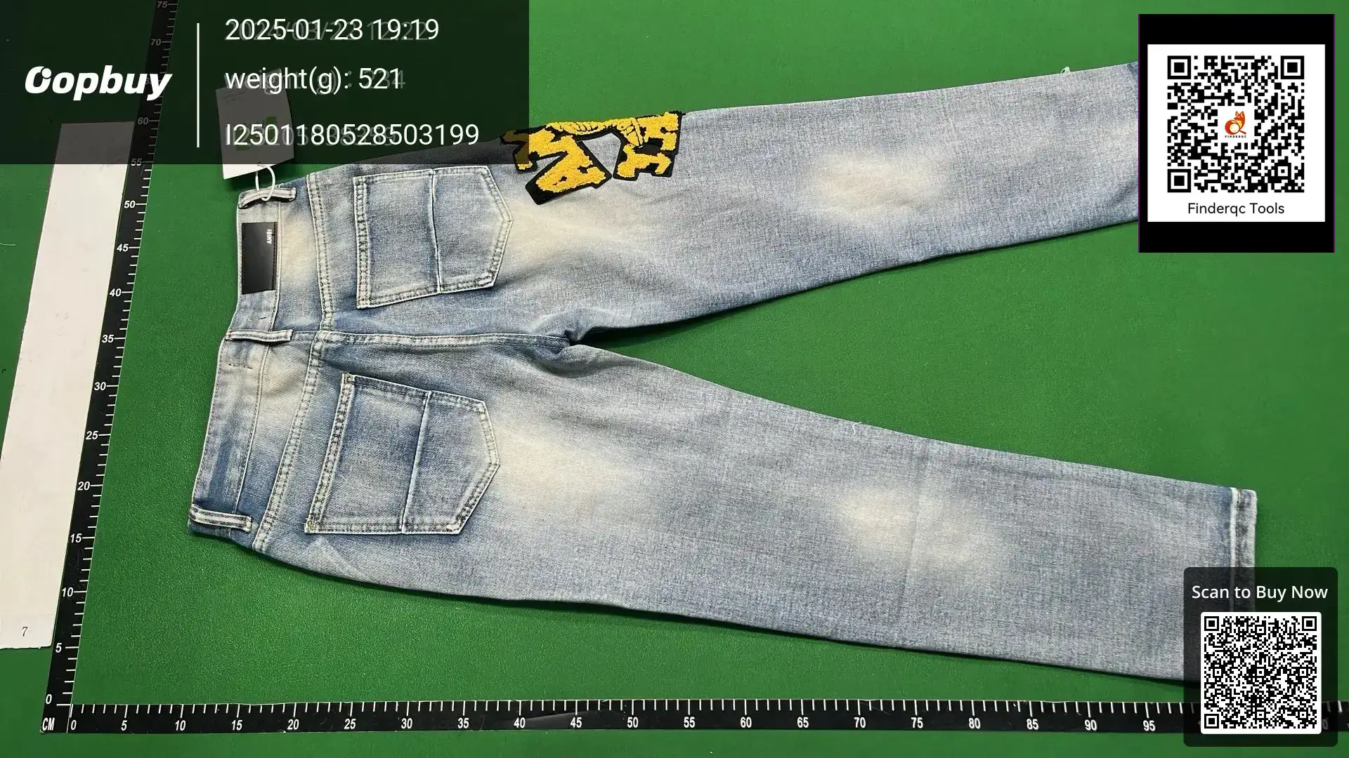 Am Foreign Trade Men's Jeans, Ripped Black and White Patchwork Trendy Stretch Slim Fit Skinny Pants, High-End Men's Trousers