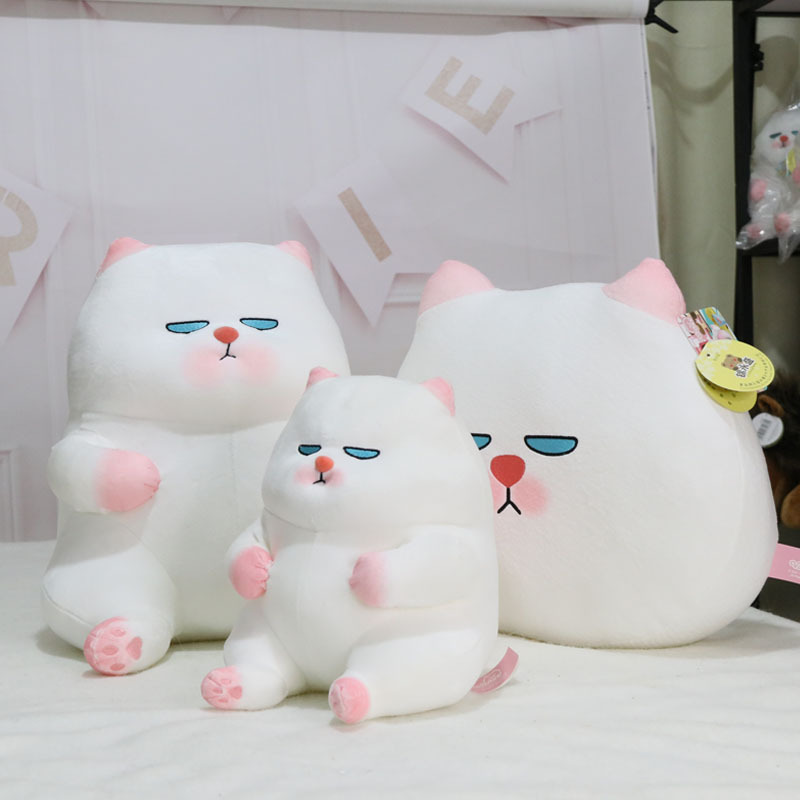 Vivicat Cat Doll Plush Toy Doll Lazy Cat Pillow Hanging Decoration Backrest Lumbar Support Gift Comfortable Pillow