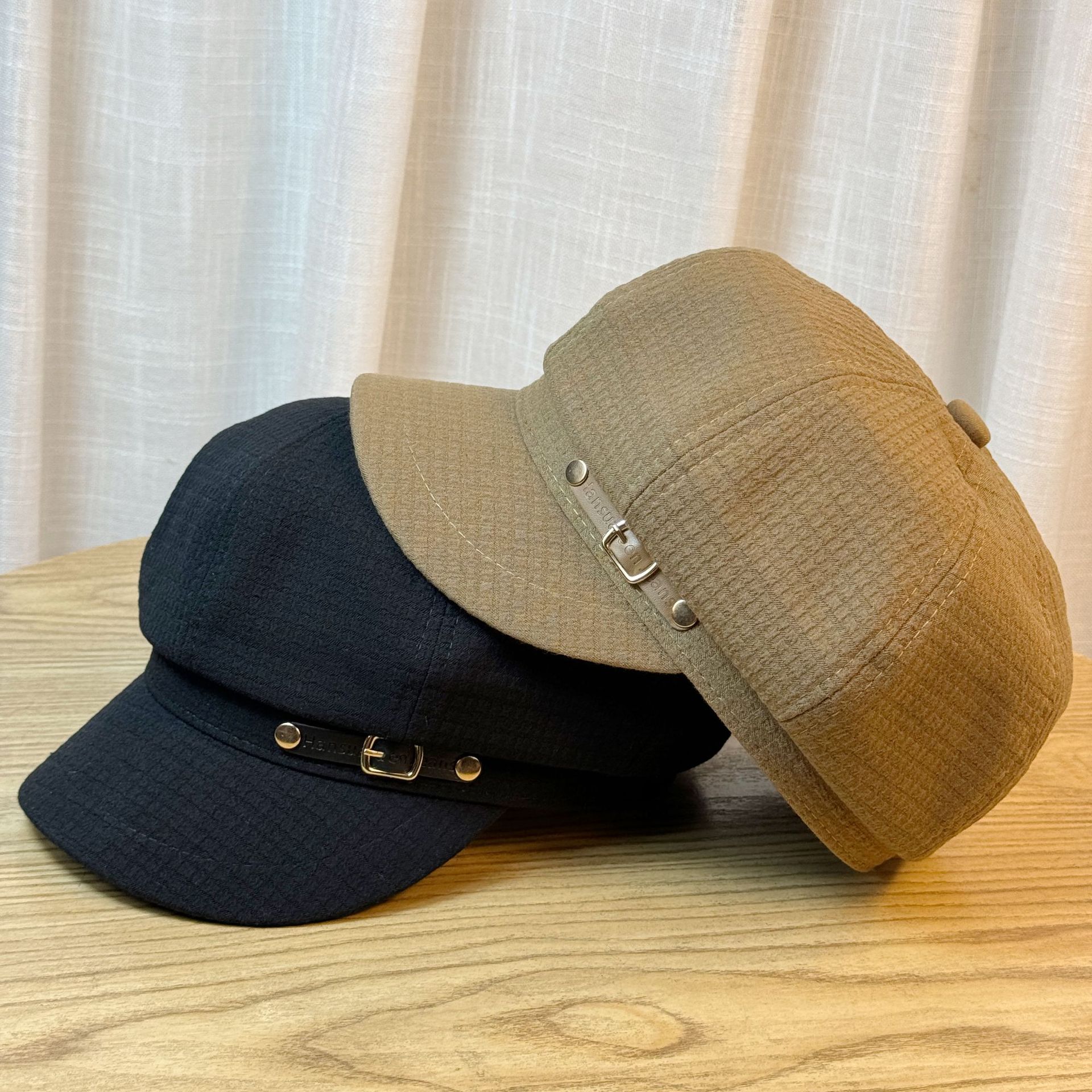 Autumn and winter net red octagonal cap women's new fashion sunshade cap outdoor shopping leisure all-match beret