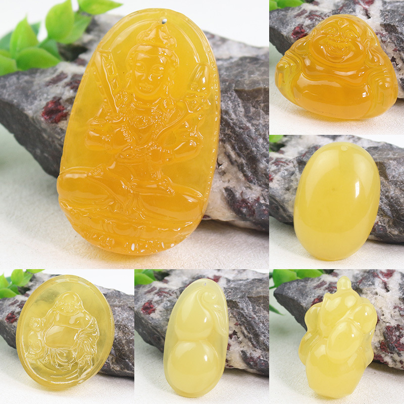 Second-Generation Beeswax Resin Pendant DIY Necklace Sweater Chain Accessories Bag Phone Chain Pendant Jewelry for Men and Women