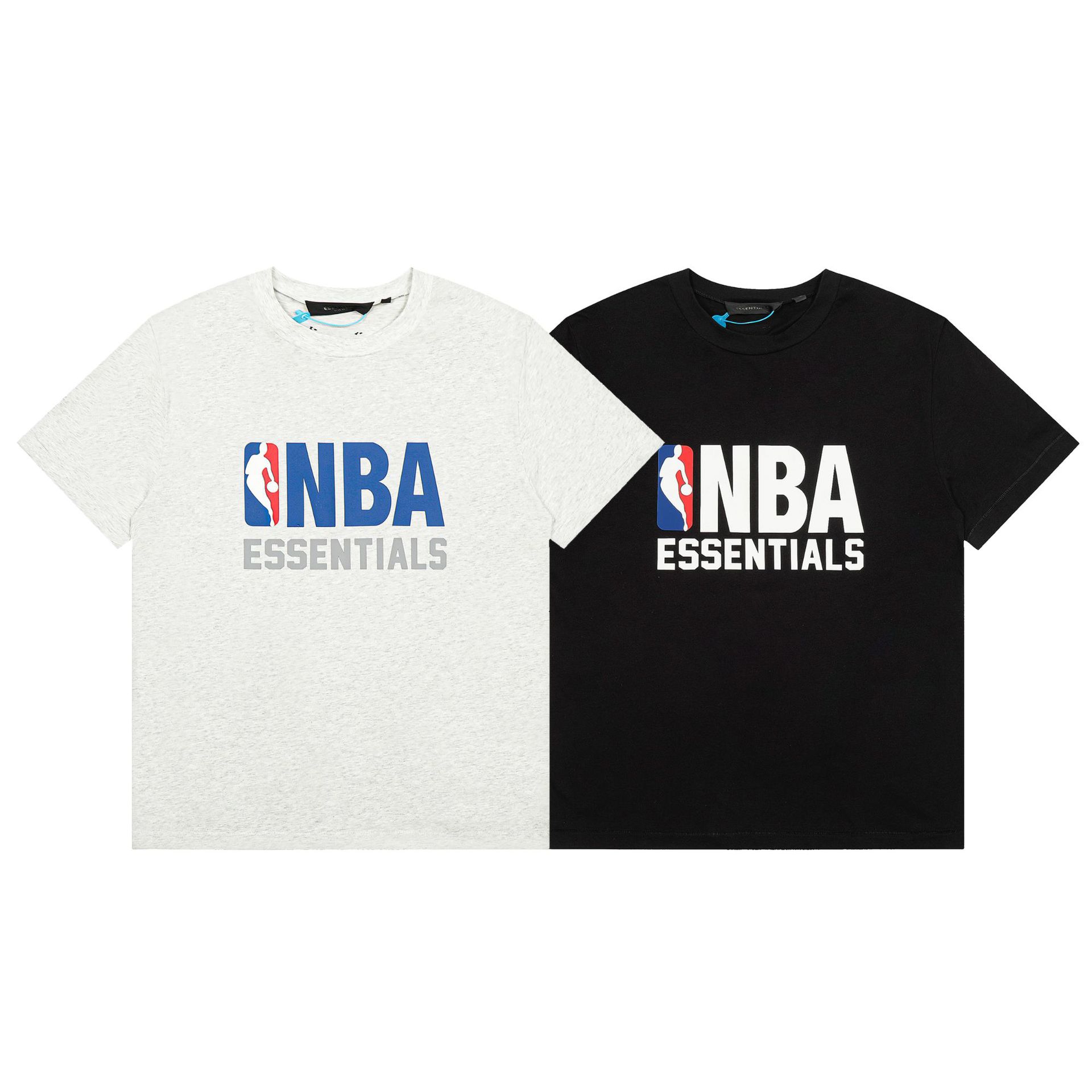 Fog Multi-Line Essentials Nba Team Co-Branded American Trendy Brand Loose Cotton Short-Sleeved T-Shirt for Men and Women