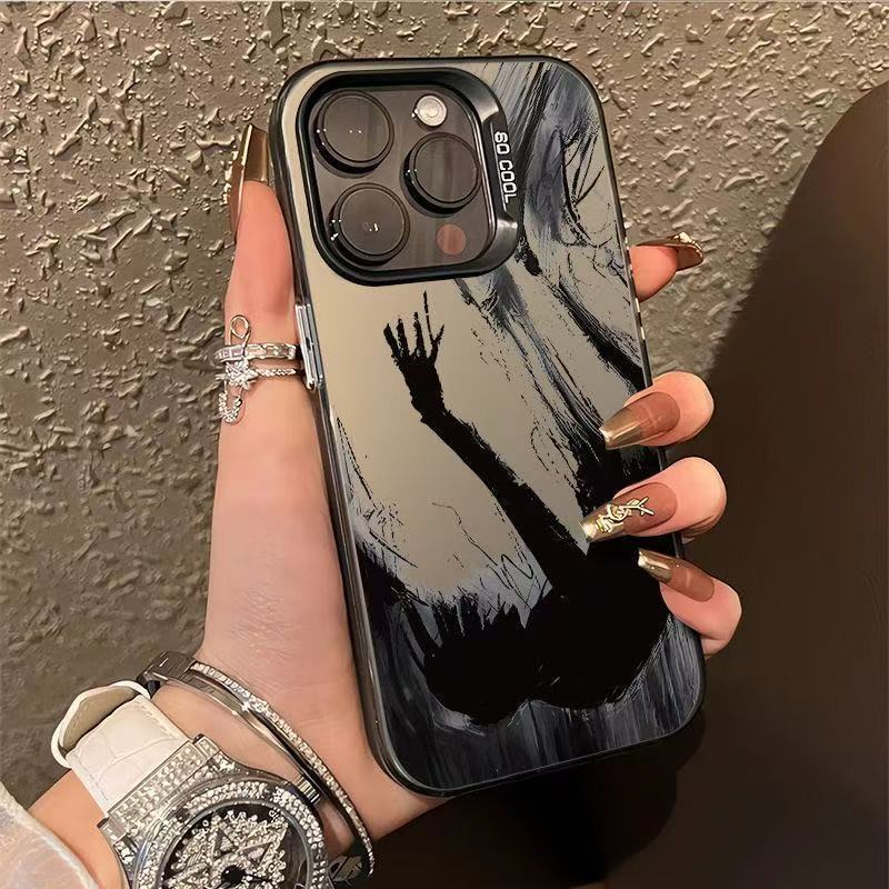 Fall into the Dark Suitable for Apple 17Promax Mobile Phone Case Personalized Vitality Case Iphone16/15/14 European and American 13