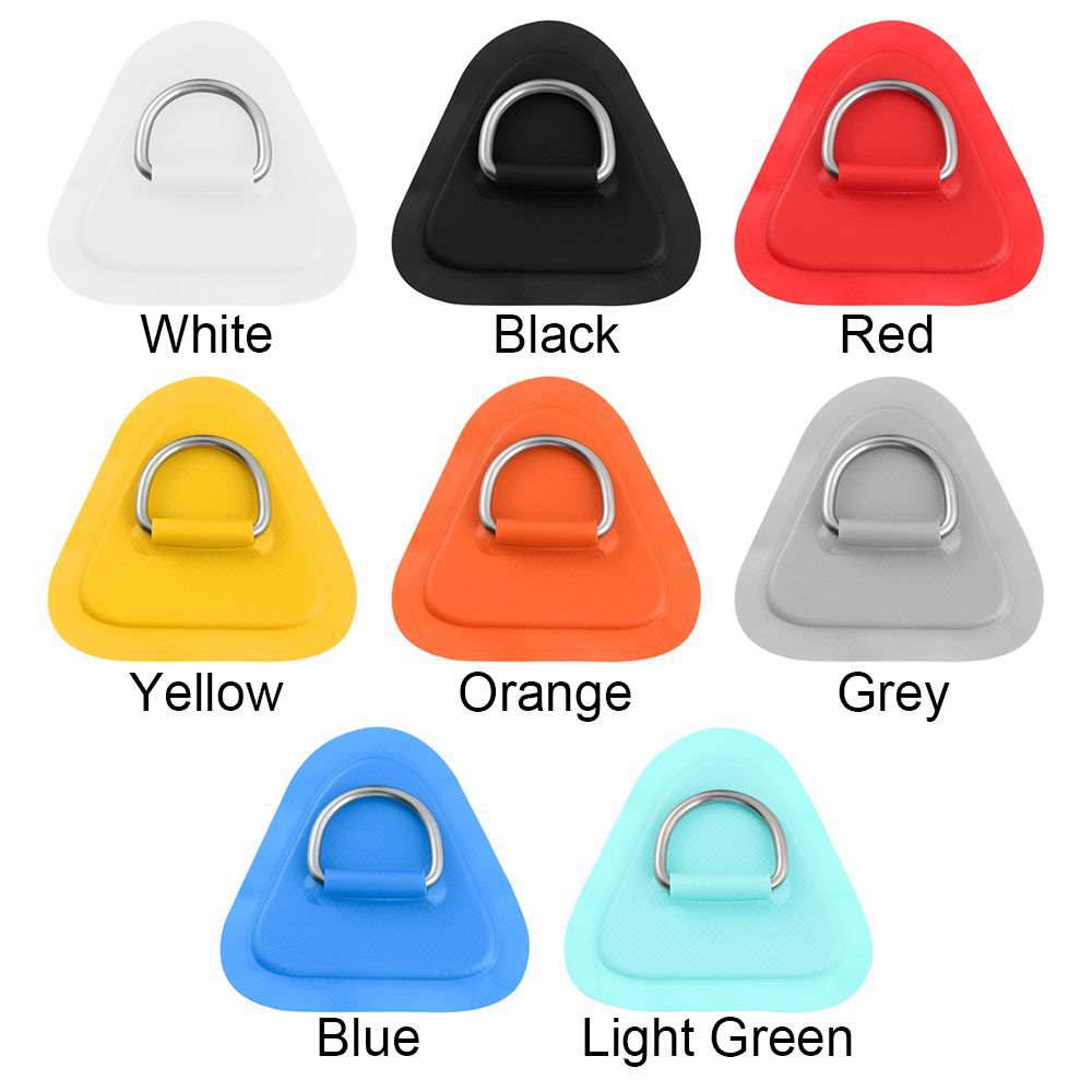 Pvc Patch for Paddle Board, Inflatable Boat Rope Buckle, Surfboard Stainless Steel D-Ring, Marine Kayak Paddle Board Stainless Steel D-Ring