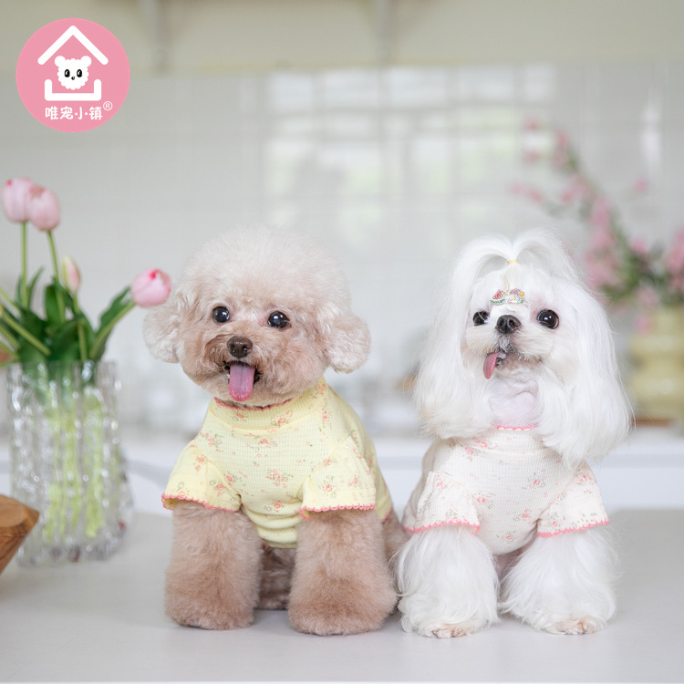 Dog clothes pullover plaid sweater autumn and winter warm pet cat clothes than bear teddy clothing manufacturers