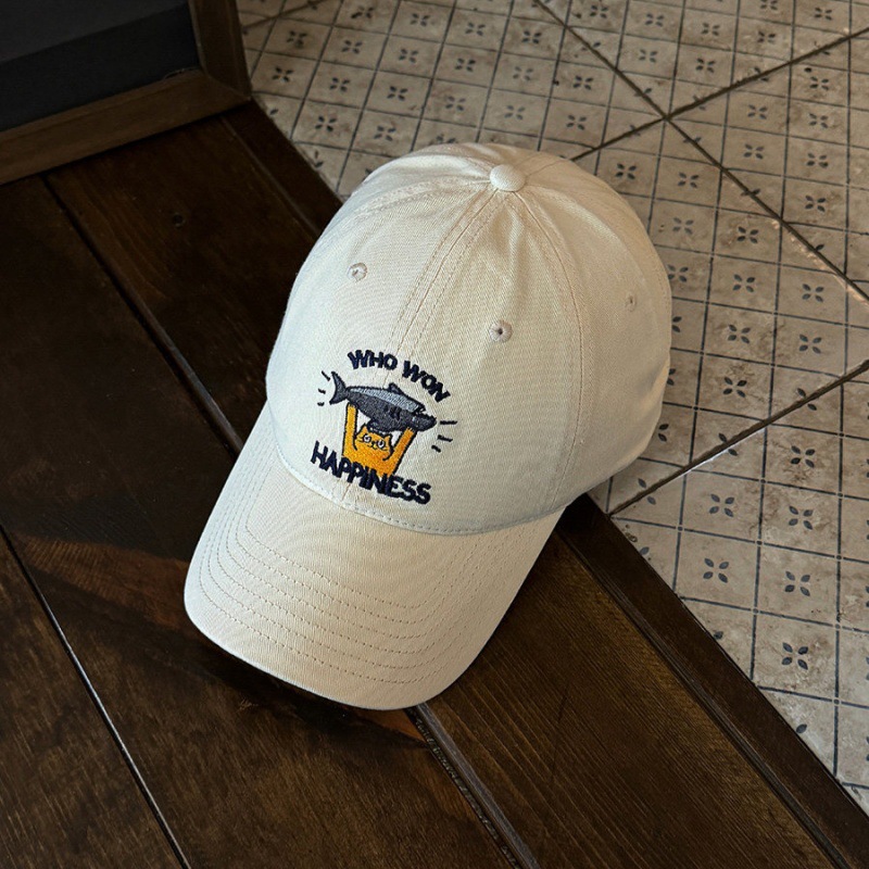 2026 New Japanese-Style Cute Cat Embroidered Baseball Cap for Women, Spring and Summer Casual Beige Versatile Baseball Cap for Men, Trendy