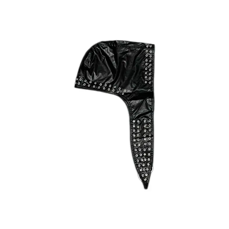 Opium YVL style Leather durag head wrap hat hip hop hat tie bandana playboicarti same style