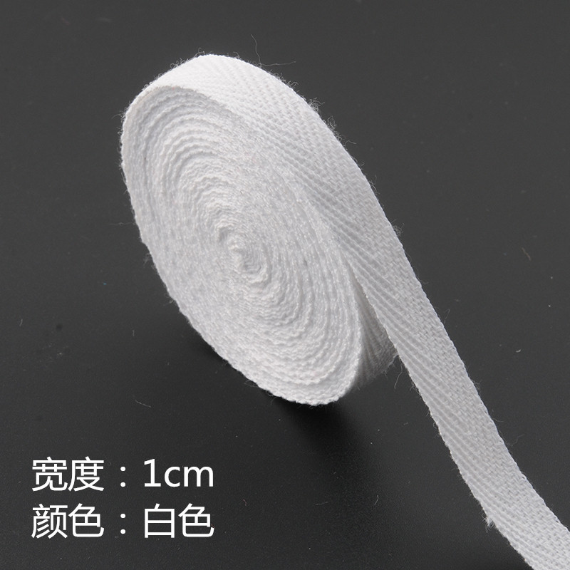 Spot wholesale high quality cotton herringbone belt 1cm -5cm cotton yarn clothing with herringbone cotton webbing