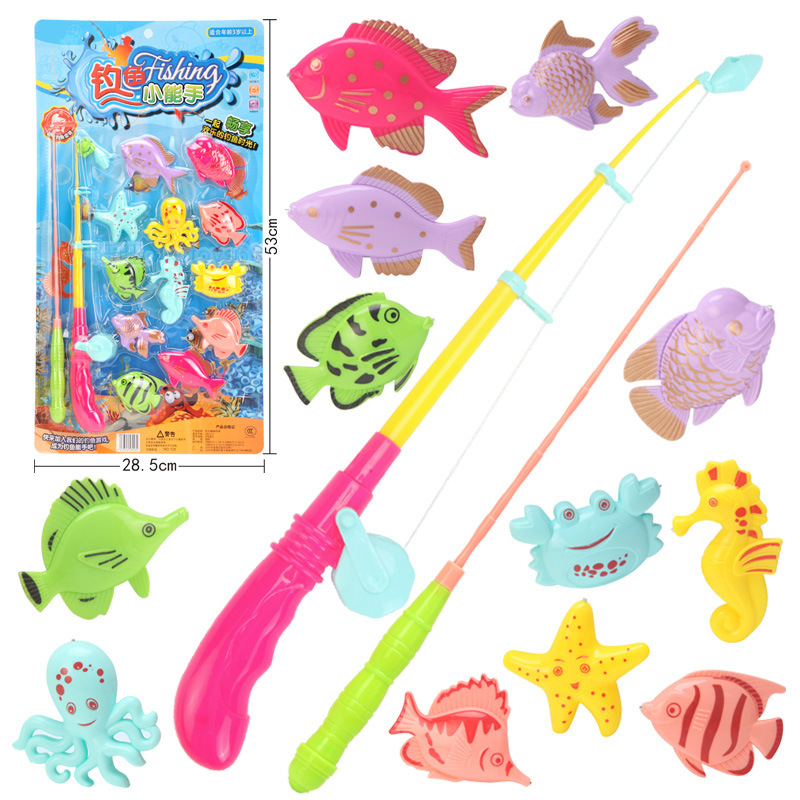 Hanging Board Fishing Game for Little Fishing Experts to Exercise Children's Hand-Eye Coordination Ability, Children's Toy for Parent-Child Interaction
