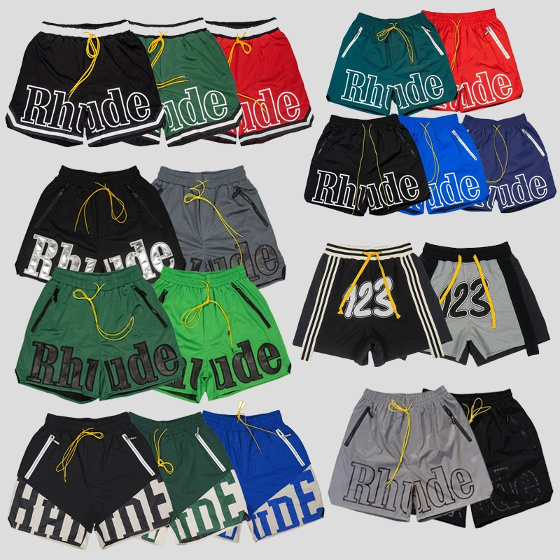 Morant's Loose-Fitting American Street Style Mesh Basketball Sports Shorts Casual Shorts