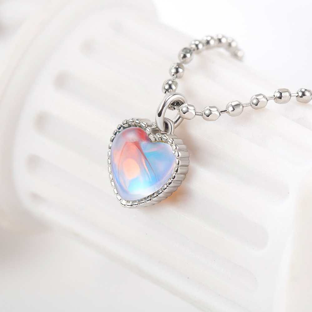 Taobao Tmall Live Little Red Riding Book Double-layer Love Necklace Women's All-match Fashionable Instagram Style Collarbone Chain