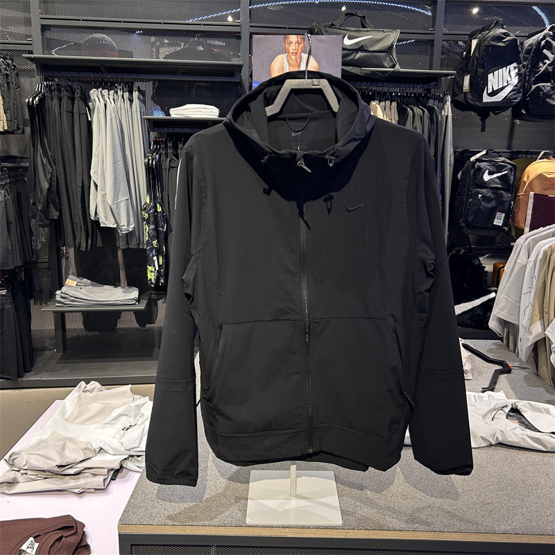 Authentic Nike Unlimited Men's Versatile Hooded Jacket Autumn New Model Fb7552