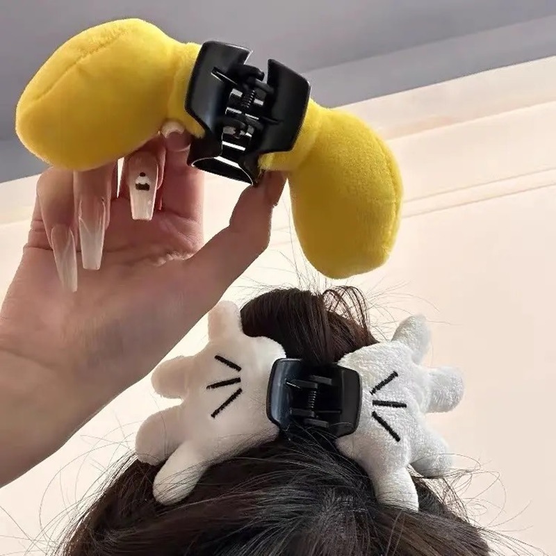 Cute Mickey Hand Grip Ins ~ Wind Three-dimensional Doll Hairpin Female Palm Mickey Hand Grip Creative Hair Accessories