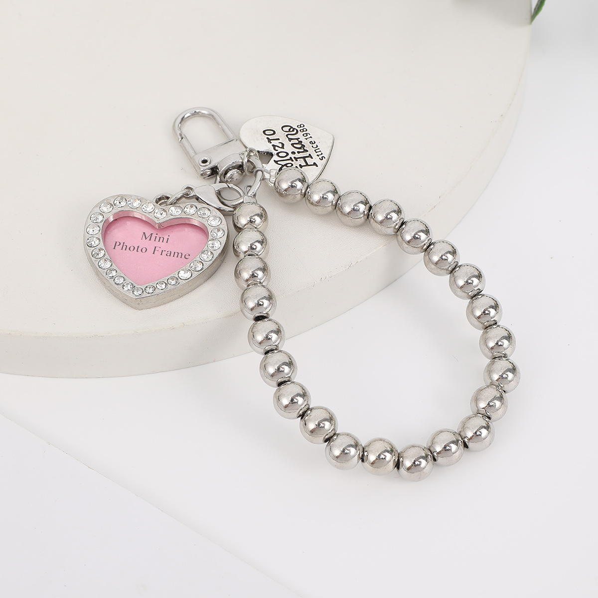 Cross-border Spelling Duoduo Labeling Cats and Dogs Silver Beads Pet Collar Five-pointed Star Jewelry Pendant Laser Engraving Love Card