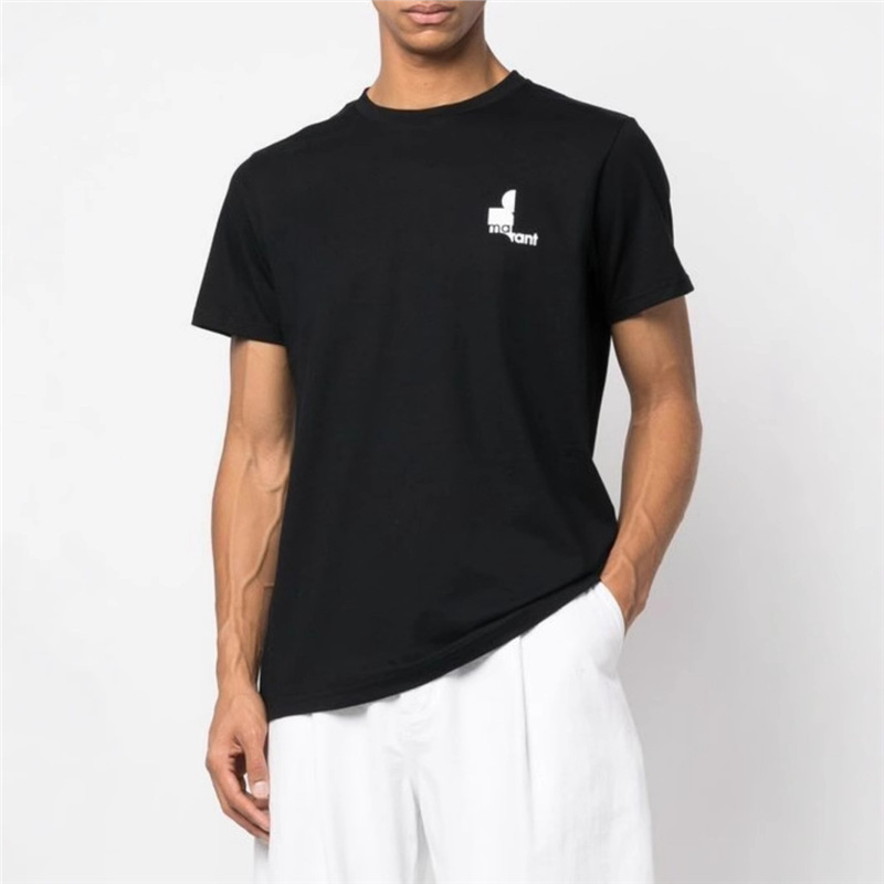 Specially Designed for Cross-Border Base Layer, Comfortable Foreign Trade Loose Spring and Summer Men's 25-Year-Old Round Neck T-Shirt Short-Sleeved Exquisite Breathable Cross-Border