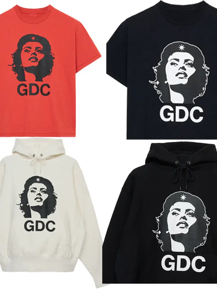 Hysteric Glamour X Gdc Collabo Rebel Girl Short-Sleeved Tee T-Shirt Hooded Sweatshirt
