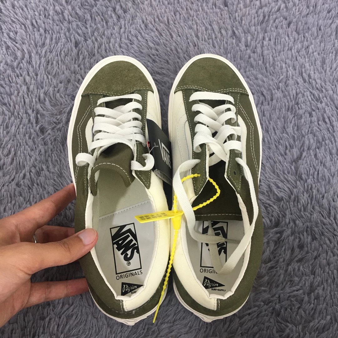 现货Vans vault x Pilgrim Surf万斯联名余文乐硫化低帮帆布鞋滑板鞋 QC-Foto von WEIDIAN auf Qualit.ly