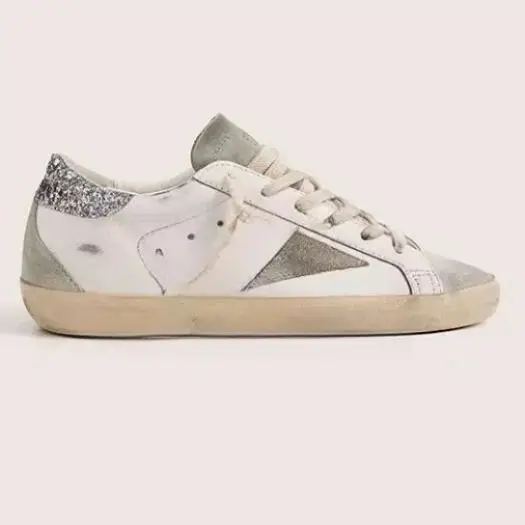 Spot Korea do old stars dirty shoes female 2025 classic hundred board shoes within the high dirty dirty cowhide white shoes