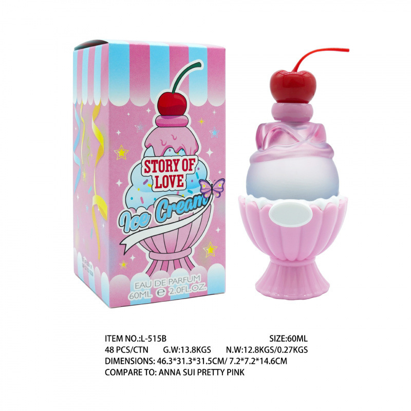 Ice Cream Perfume Long-Lasting Fragrance Cross-Border Foreign Trade Best-Selling Tk Perfume Southeast Asia Popular Middle Eastern Perfume Wholesale