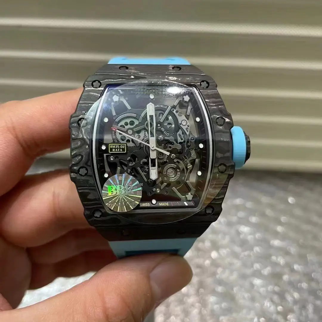 Cross-border RM11-03 tonneau 7750 machine carbon fiber tourbillon RM35-02 men's watch skeleton automatic mechanical