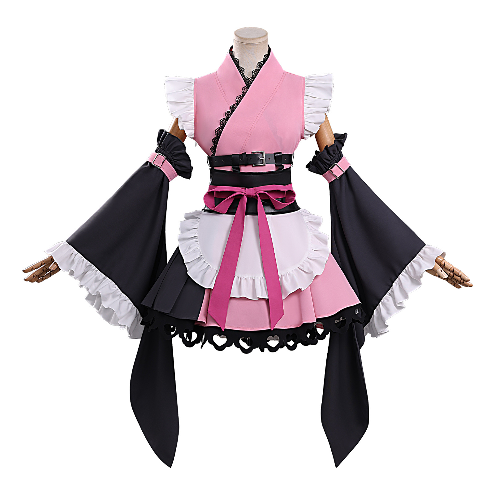 Super Dimensional Kaguya Cosplay Costume - Kujazawa Nui Japanese Style Off-Shoulder Wide-Sleeve Full Set Cosplay Anime Performance Outfit