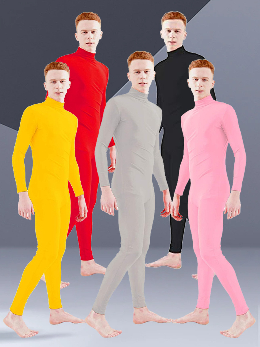 Customized Halloween Cos Spider Jumpsuit Headgear Full-Cover Face Zentai Stage Performance Suit Hero Bodysuit