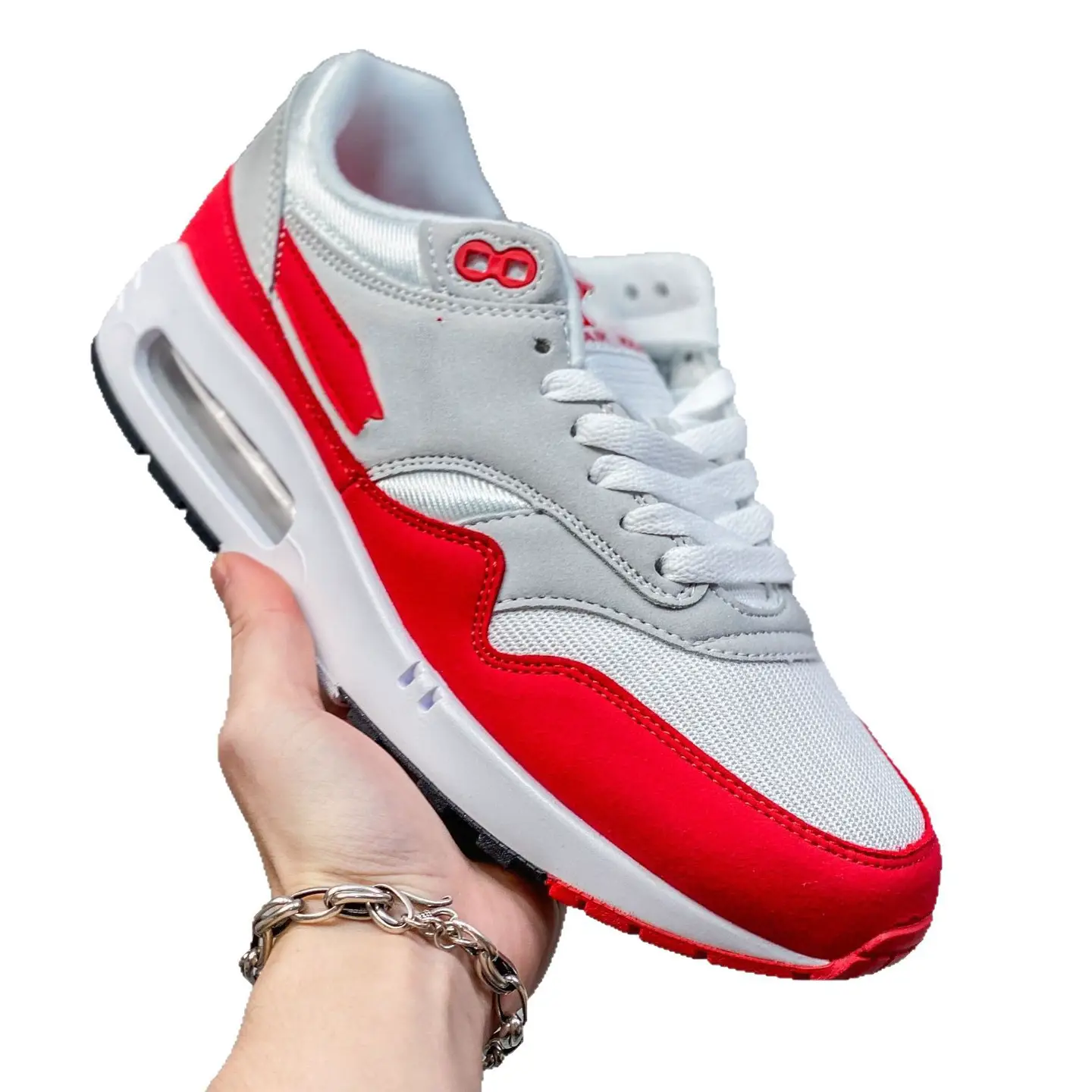 Putian Max1 Air Cushion Running Shoes Retro Low-Top Versatile Casual Sports Jogging Shoes Breathable Mesh Men's and Women's Running Shoes