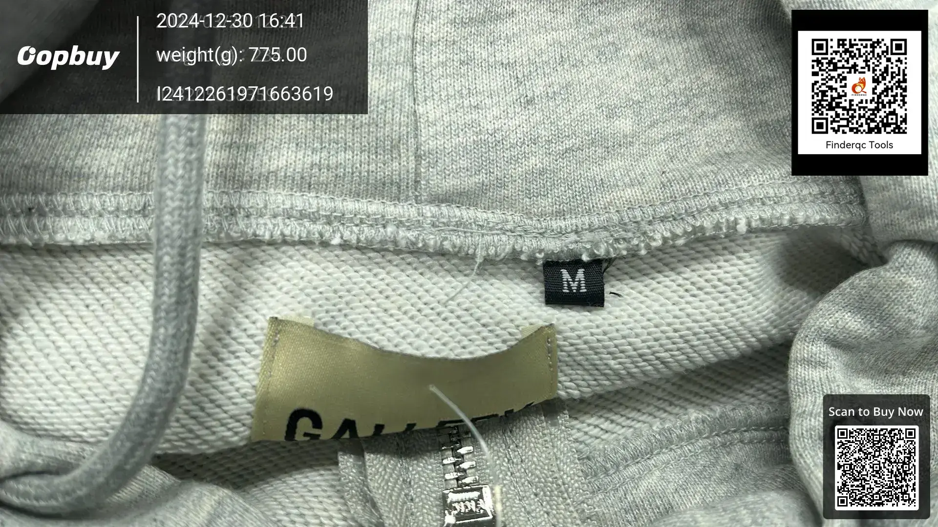 2024 Autumn and Winter New Galler Basic French Letter Logo Slogan Printed Zipper Hooded Sweatshirt for Men and Women
