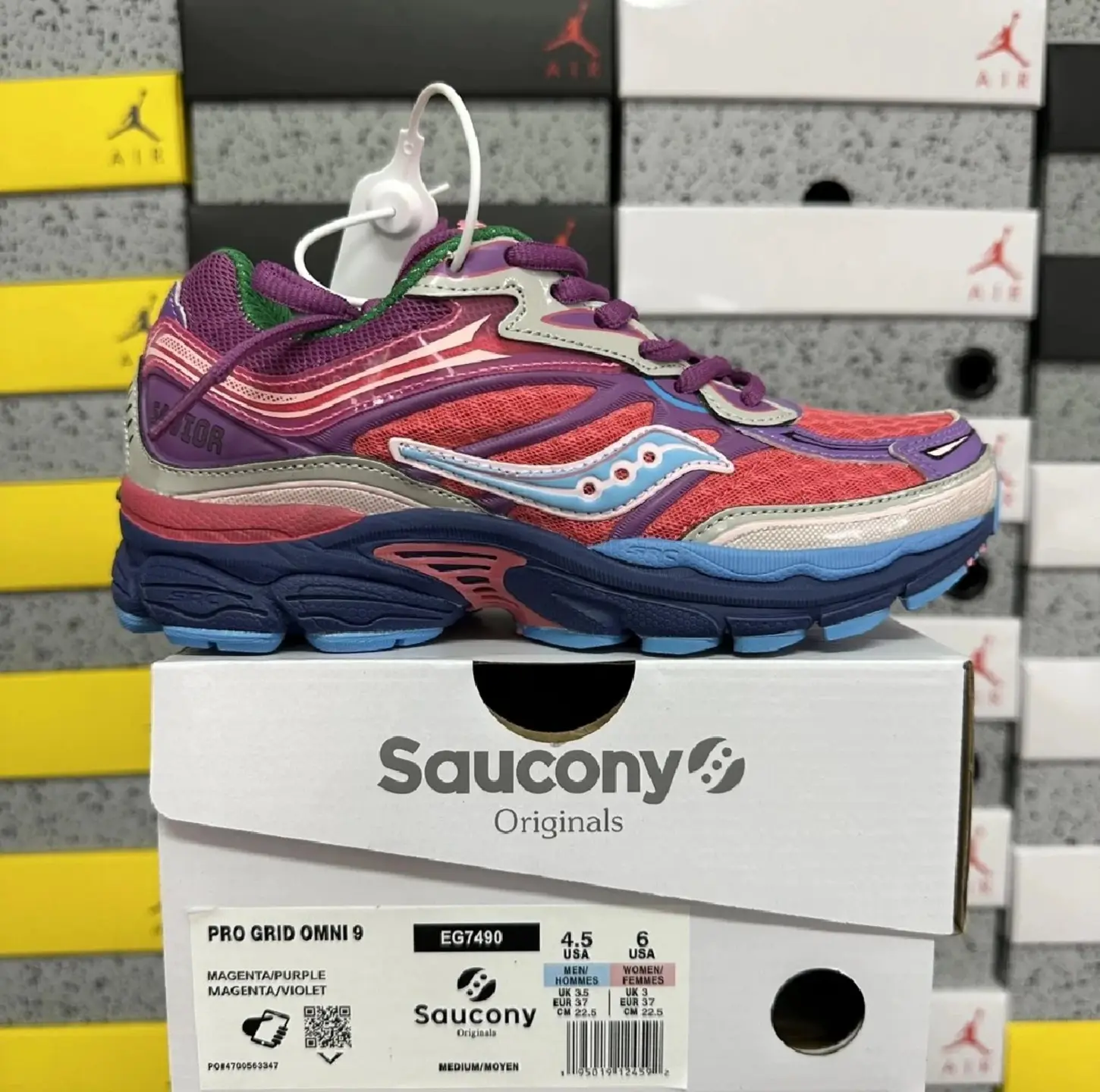 Saucony Pro Grid Omni 9 Magenta/Purple