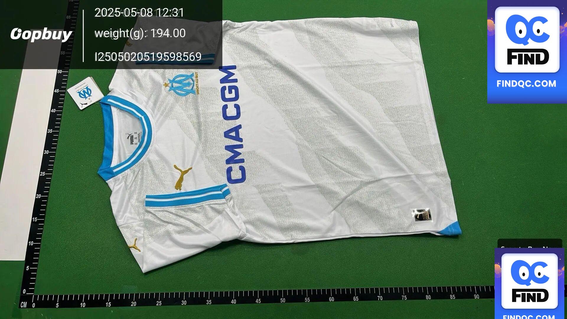 Puma Olympique Marseille CMA CGM Jersey QC