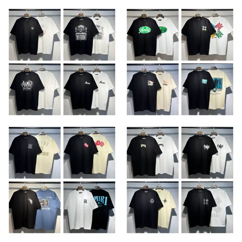 Foreign trade European and American trend INS summer new print American high street casual loose T-shirt short sleeved