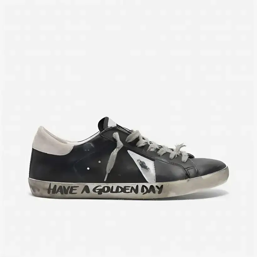 in stock Korean Style Men's and Women's Old Retro Dirty Shoes Lace-up Casual Flat Sneakers Increased Leather Dirty Shoes