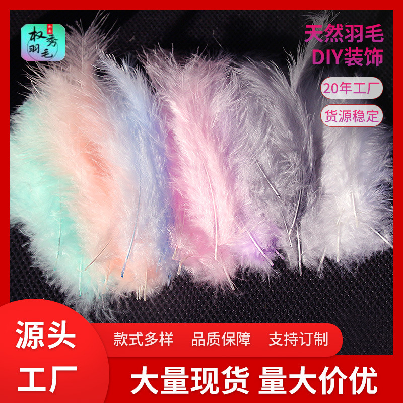 Self-Produced and Self-Sold Feathered Turkey Feather Accessories, Cat Toys, Pet Toys, Crafts, and Decorative Accessories