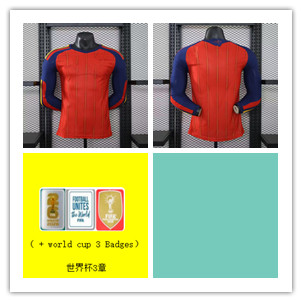 2026 S.pai home player long with 2 stars jersey 4267230813