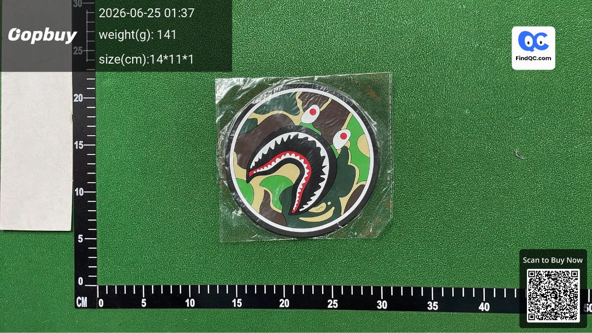 Bape Camouflage Coaster Pot Mat Set Three-Dimensional Rubber Round Mat Abc Camo Rubber Coaster QC