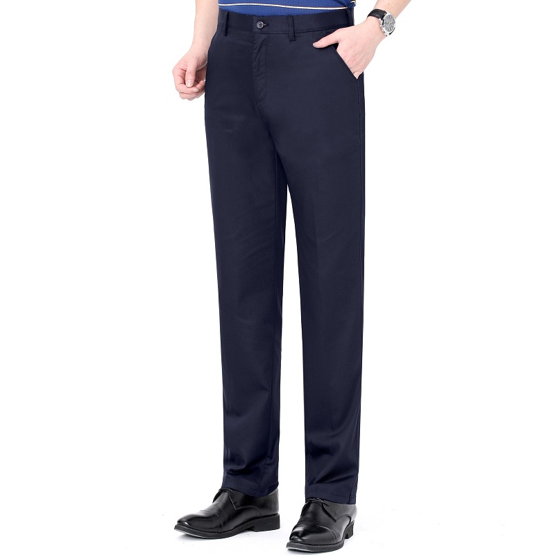Daifa navy blue Casual Pants Men's Spring and Summer 2025 New Loose Straight Dosing Thin Breathable All-match Pants