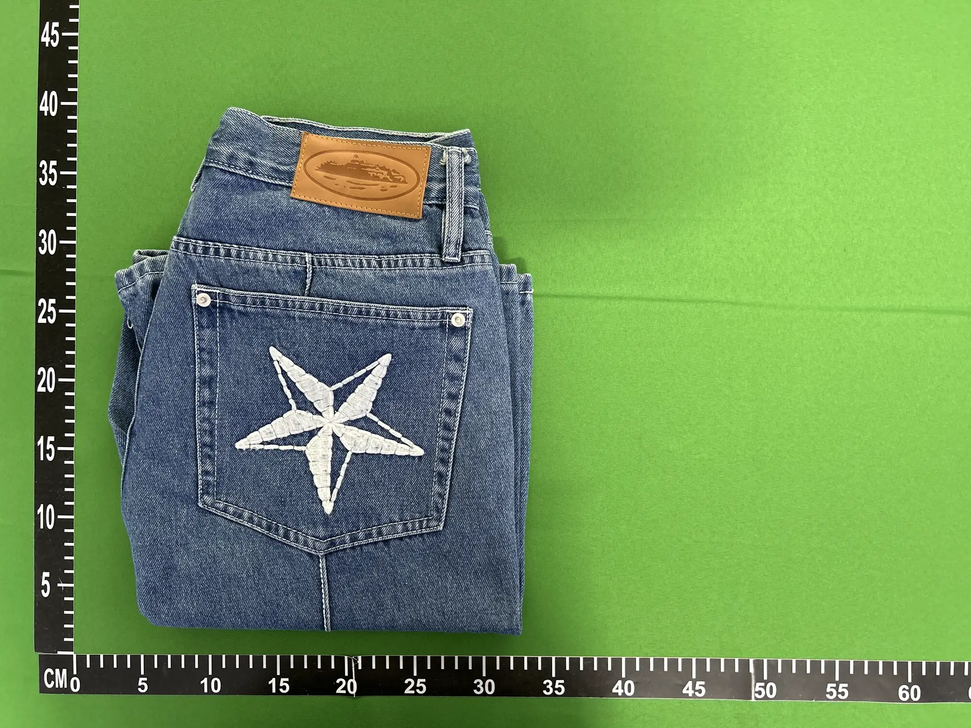 Cort Denim Jeans with Star Embroidery