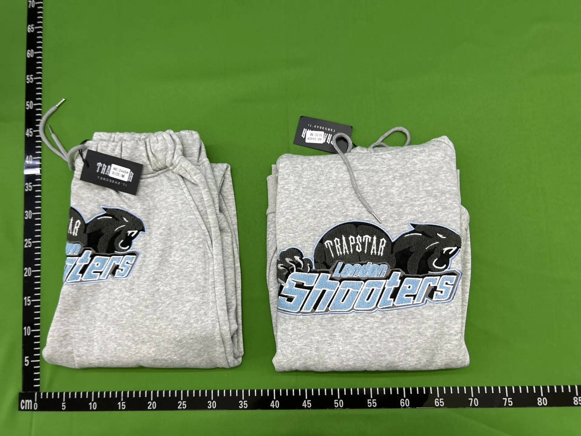 Trapstar London Shooters Grey Hoodie and Joggers Set