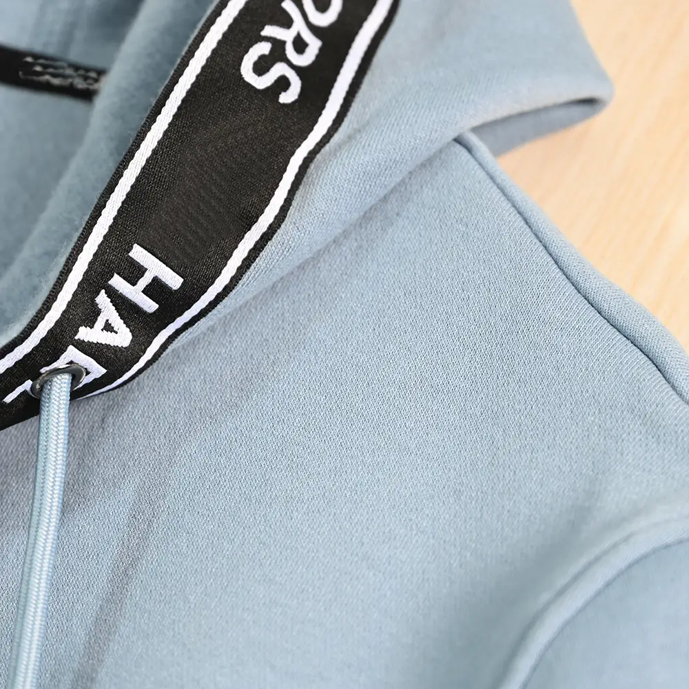 Men's Clothing Goods 12/19 Minimalist Inner Brushed Hood Casual Long sleeves Open Front Sweatshirt