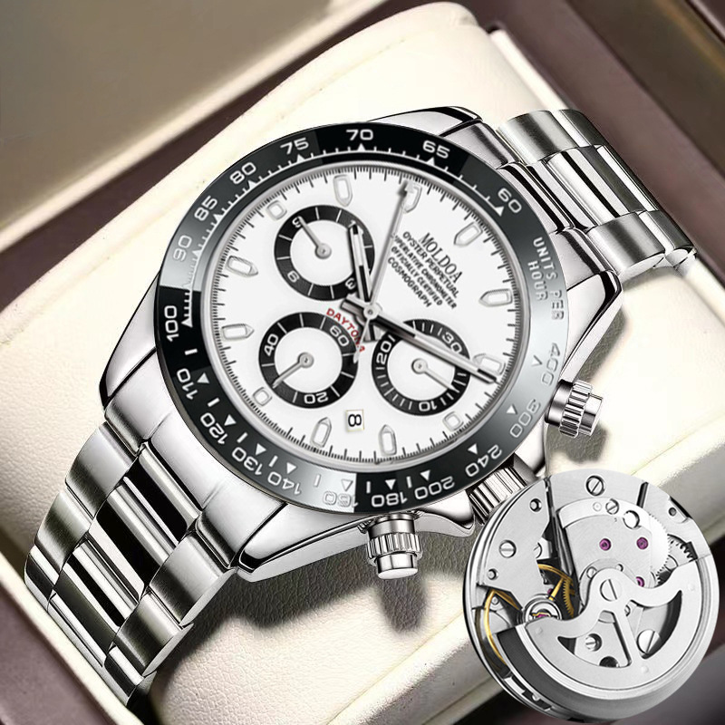 Factory C Ditona Watch Automatic Mechanical Watch Multifunctional Three-Pin Six-Eye Chronograph Steel Watch Quartz Watch Men