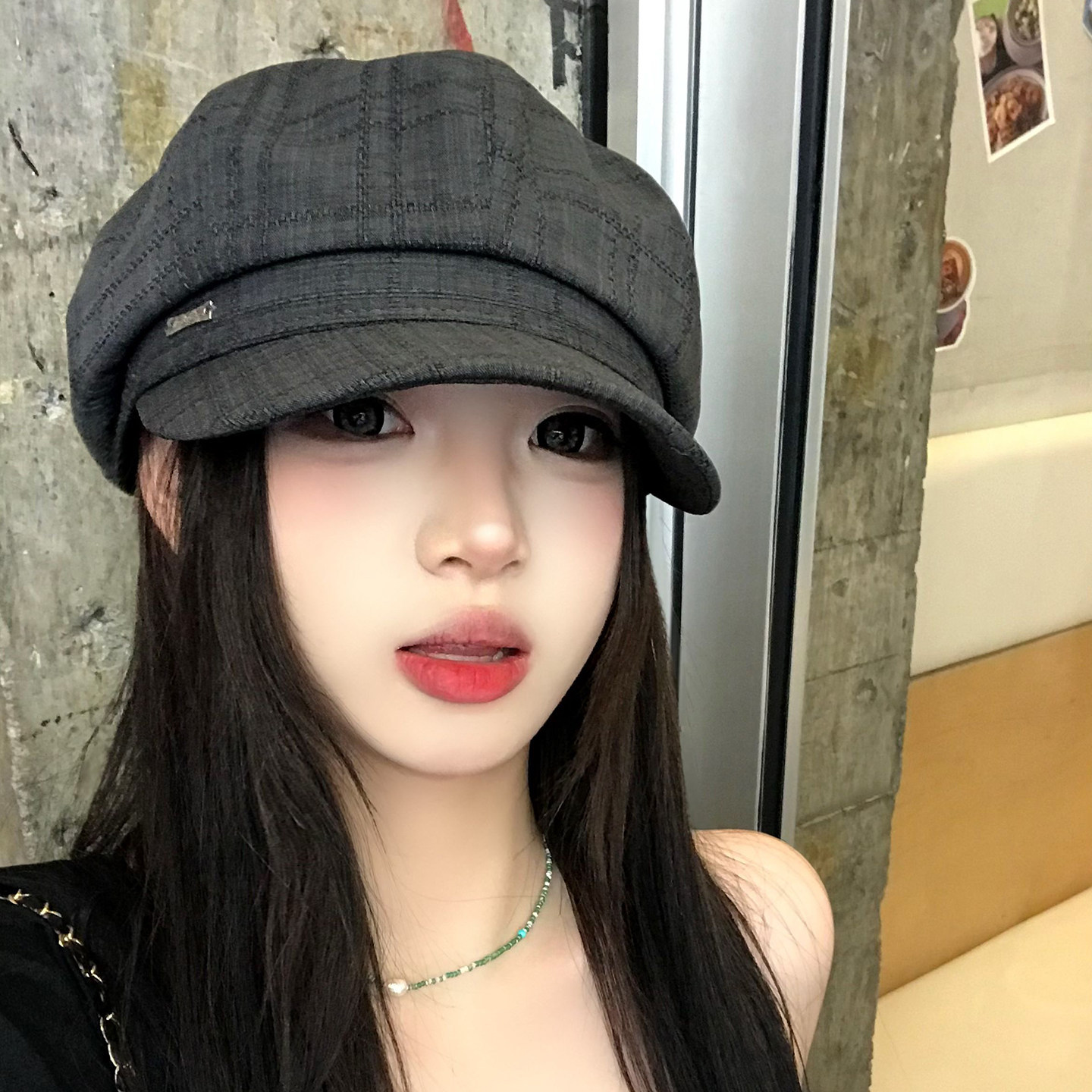 British Retro Octagonal Beret for Women 2026 New Style High-End Fashion Large Head Circumference Newsboy Hat Painter Hat