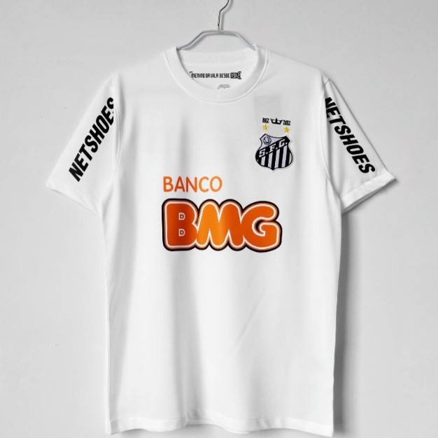 Popular Retro Santos Neymar Short-Sleeved Jersey Football Uniform Santos Football Jersey