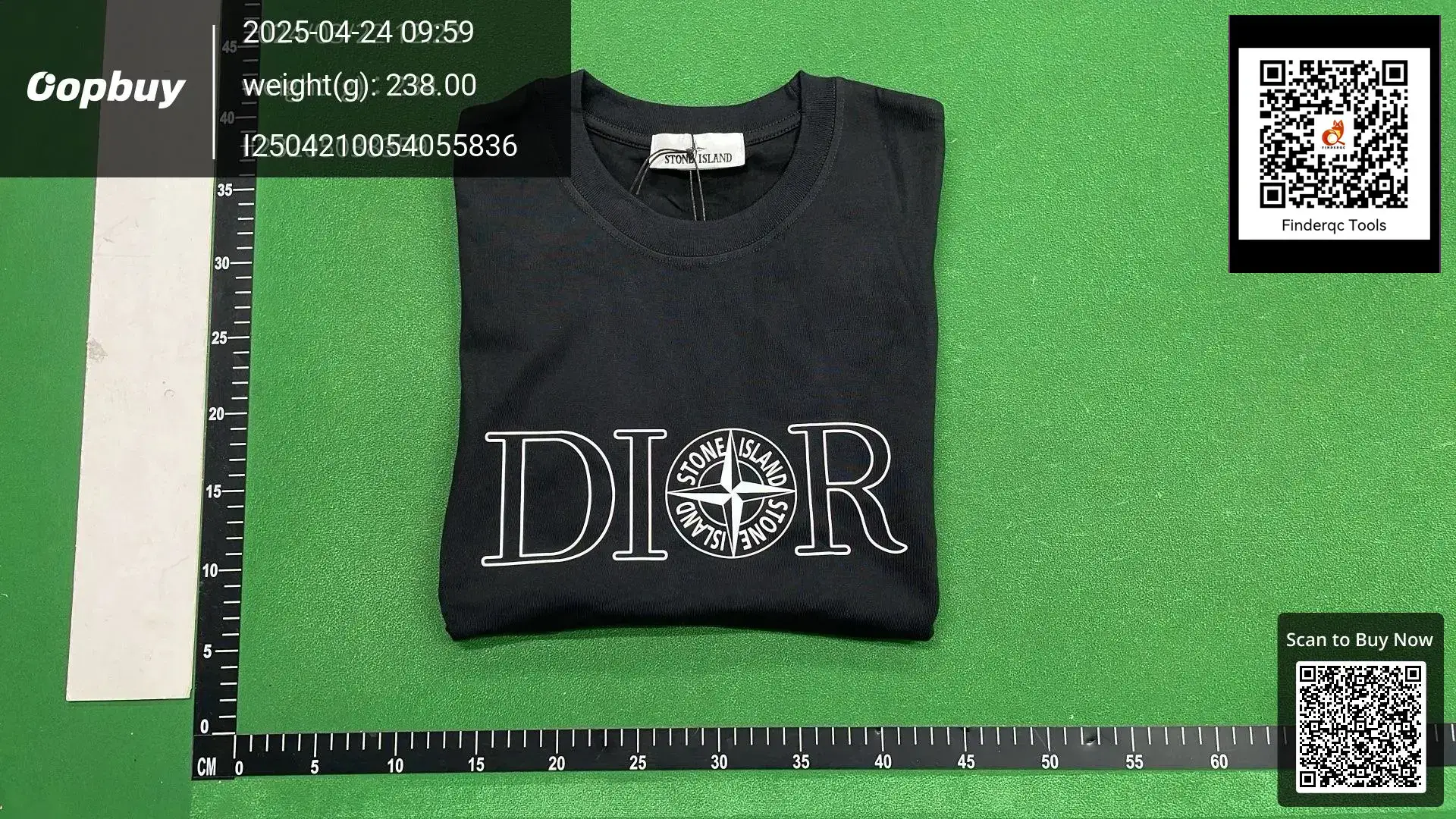 Cross-Border Stone Stone Island Dio/Dijia Men's T-Shirt Cotton Knitted with Iconic Signatures and Signatures