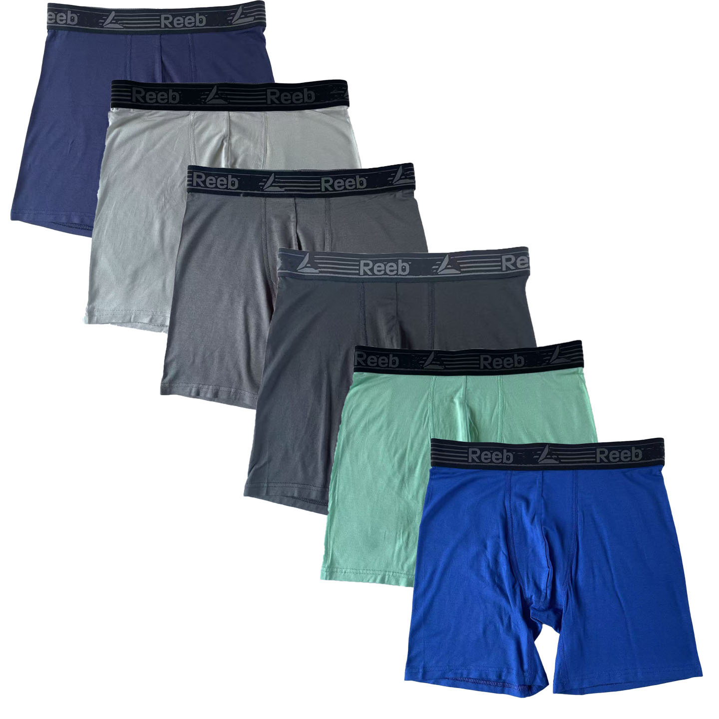 Men's Boxer Briefs for Export, Bamboo Fiber, Delicate, Anti-Chafing, Solid Color, Home Wear, Sweat-Absorbent, Breathable, Comfortable Underwear Foto QC da 1688 su Qualit.ly
