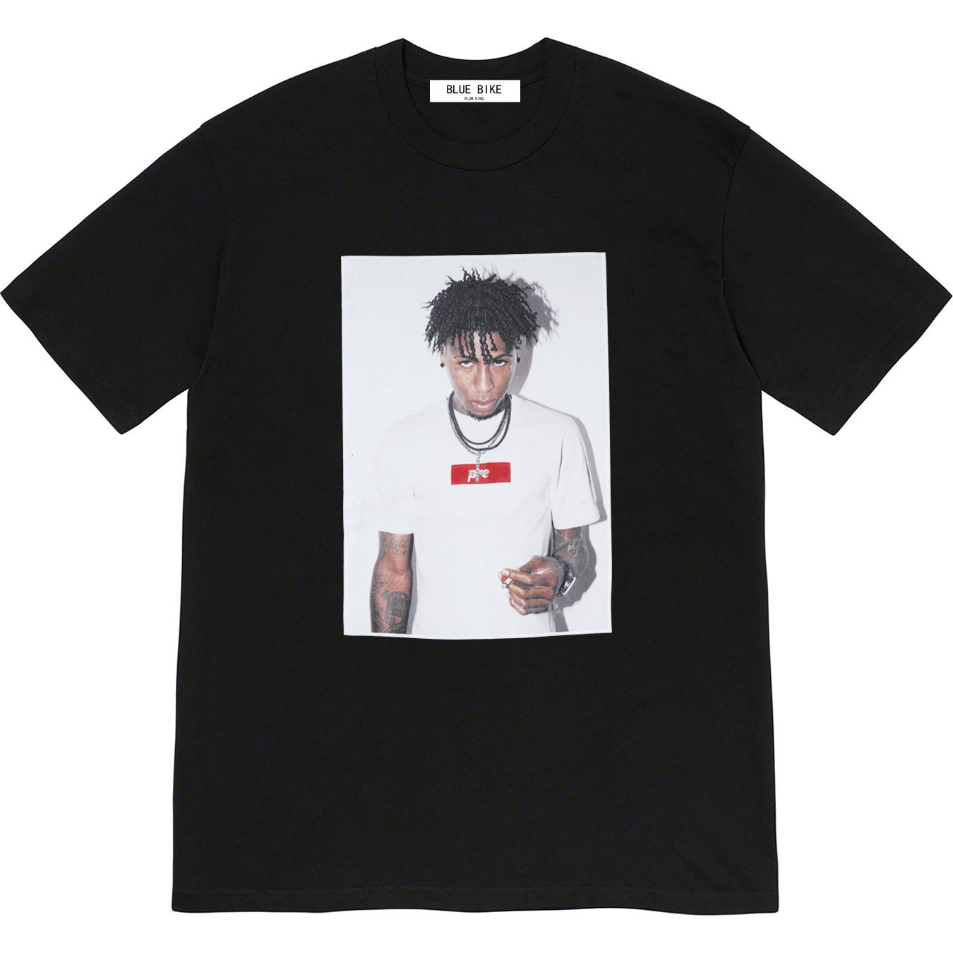 23FW NBA YOUNGBOY TEE rapper Rapper Character Short Sleeve T-Shirt Men and Women Couple