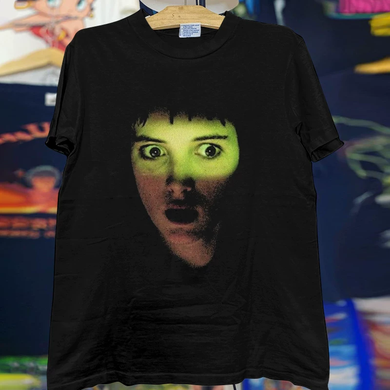 ART Fashion niche design sense ins retro personalized wearing short sleeved T-shirt oversized digital direct spray
