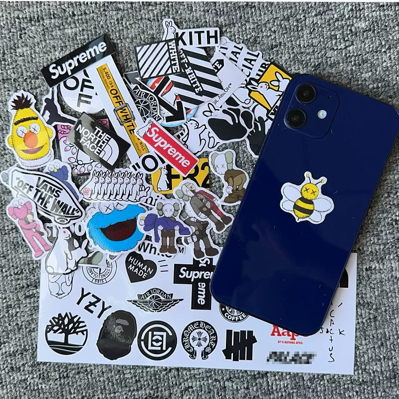 54 Pieces of Personalized Trendy Brand Luggage, Mobile Phone, Tablet Stickers, Notebook, Small Stickers, Water Cup Stickers